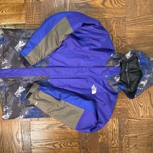 The North Face Blue and Gray Jacket